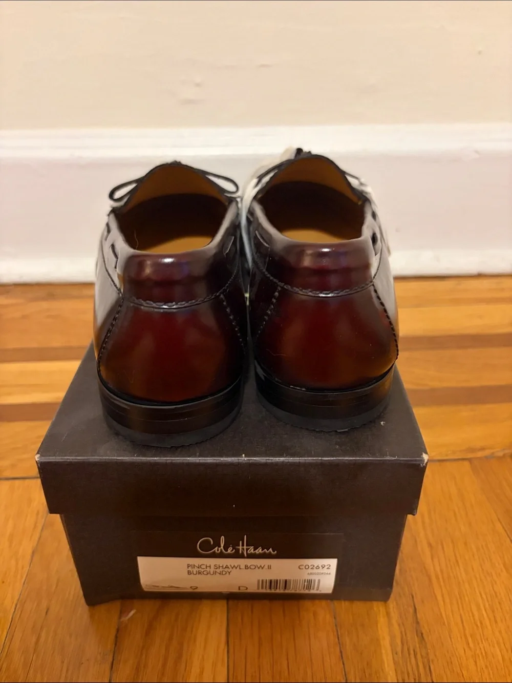 Cole Haan Dark Brown Leather Tassel Kiltie Loafers